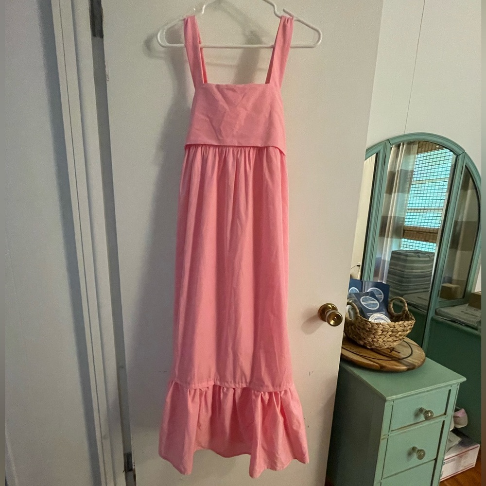 entro Pink Midi Sundress